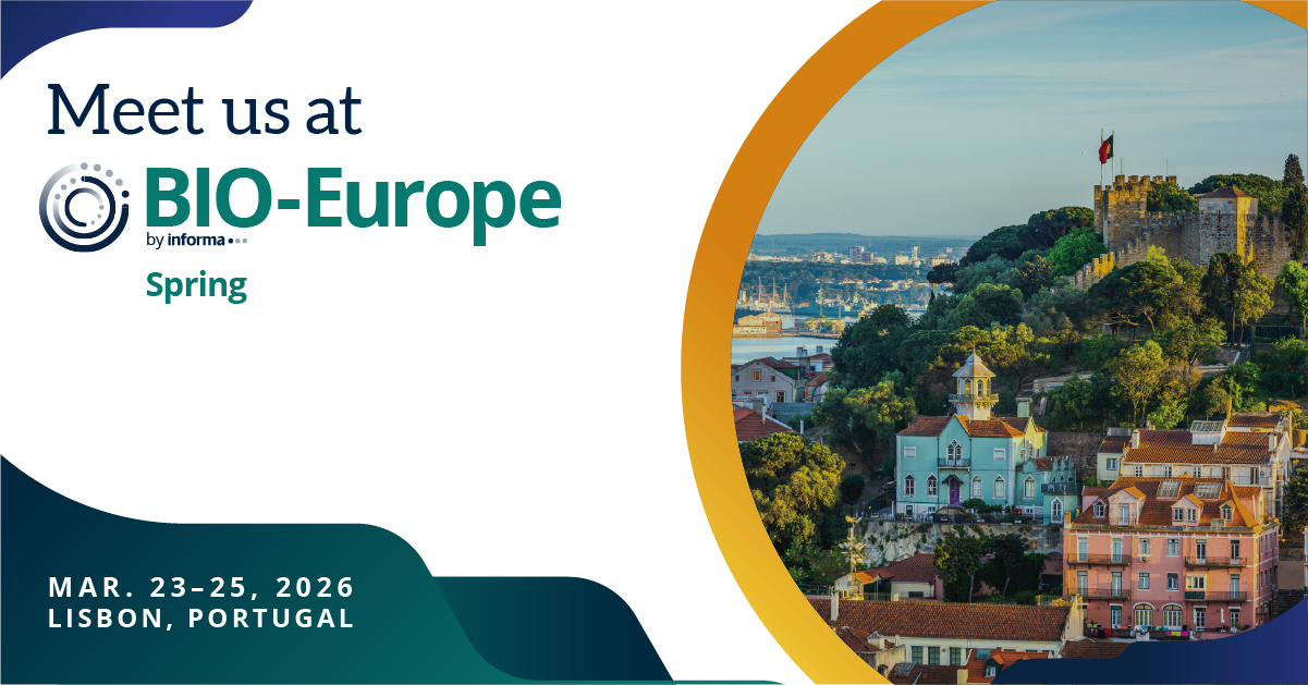 Meet us at BIO-Europe Spring 2026